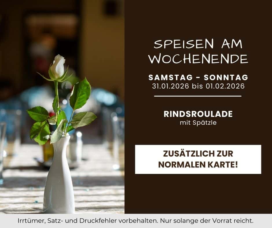 Wochenendspecials