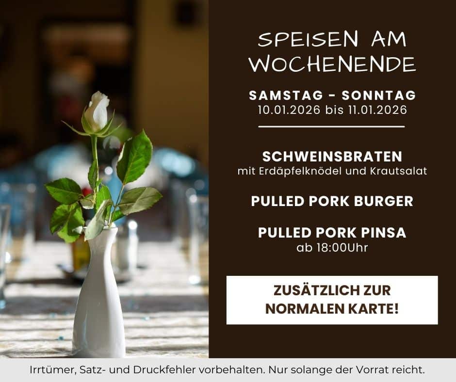 Wochenendspecials